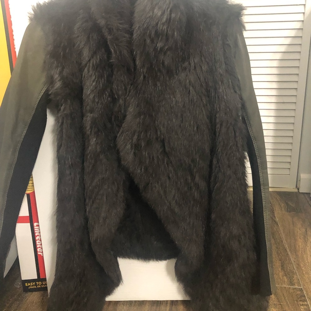 Fur and Leather Jacket